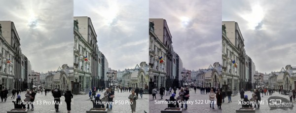 Сравнительный тест камер флагманских смартфонов (2022): Apple iPhone 13 Pro Max, Huawei P50 Pro, Samsung Galaxy S22 Ultra, Xiaomi Mi 11 Ultra 