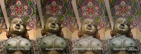 Сравнительный тест камер флагманских смартфонов (2022): Apple iPhone 13 Pro Max, Huawei P50 Pro, Samsung Galaxy S22 Ultra, Xiaomi Mi 11 Ultra 