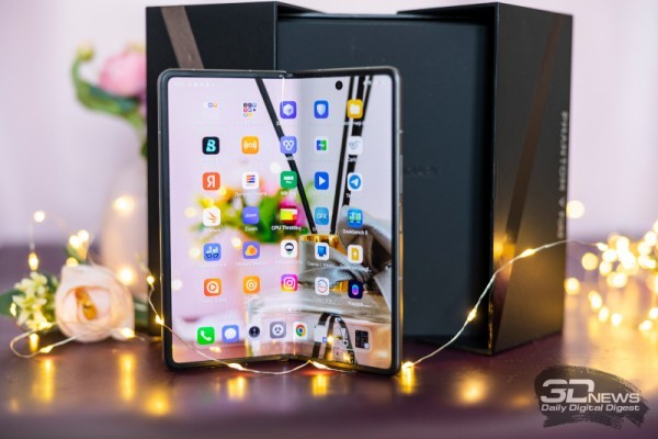 Обзор гибкого смартфона TECNO PHANTOM V Fold: раз – и в дамки 